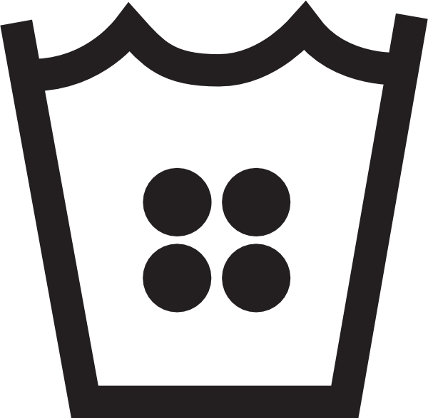 Simbolos De Lavado De Ropa Vectores Clipart (600x587), Png Download