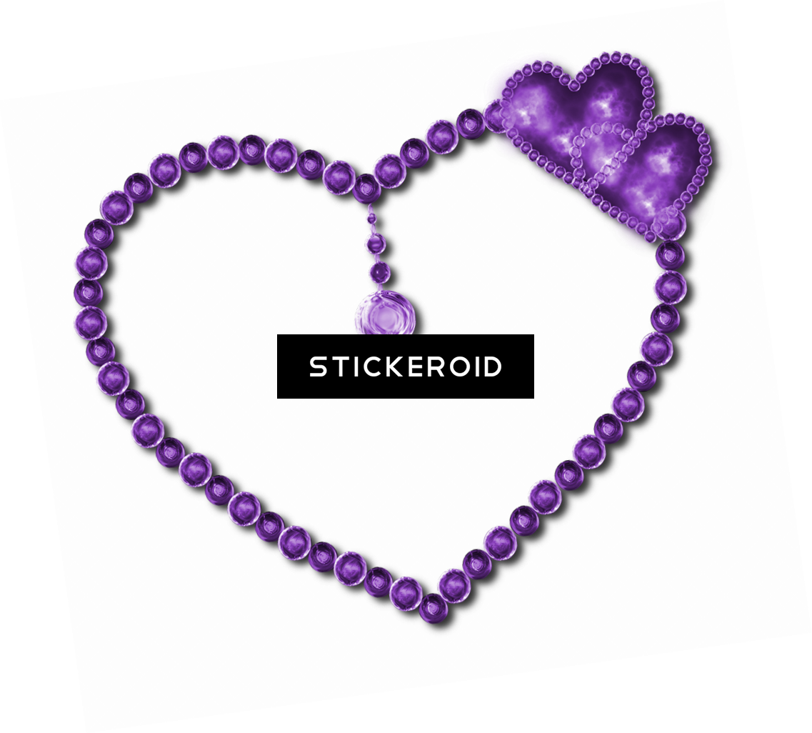 Purple Art - Heart Clipart (1137x1026), Png Download