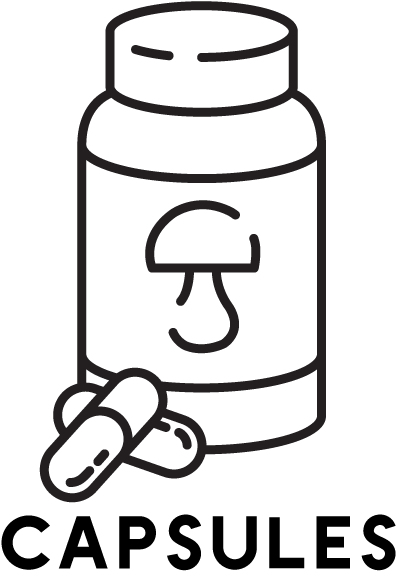 Welcome To Mushroom Revival - Capsule Clipart (634x634), Png Download