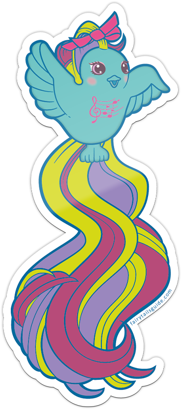 Fairy Tails Fridge Magnet Tippy Tails - Illustration Clipart (830x830), Png Download