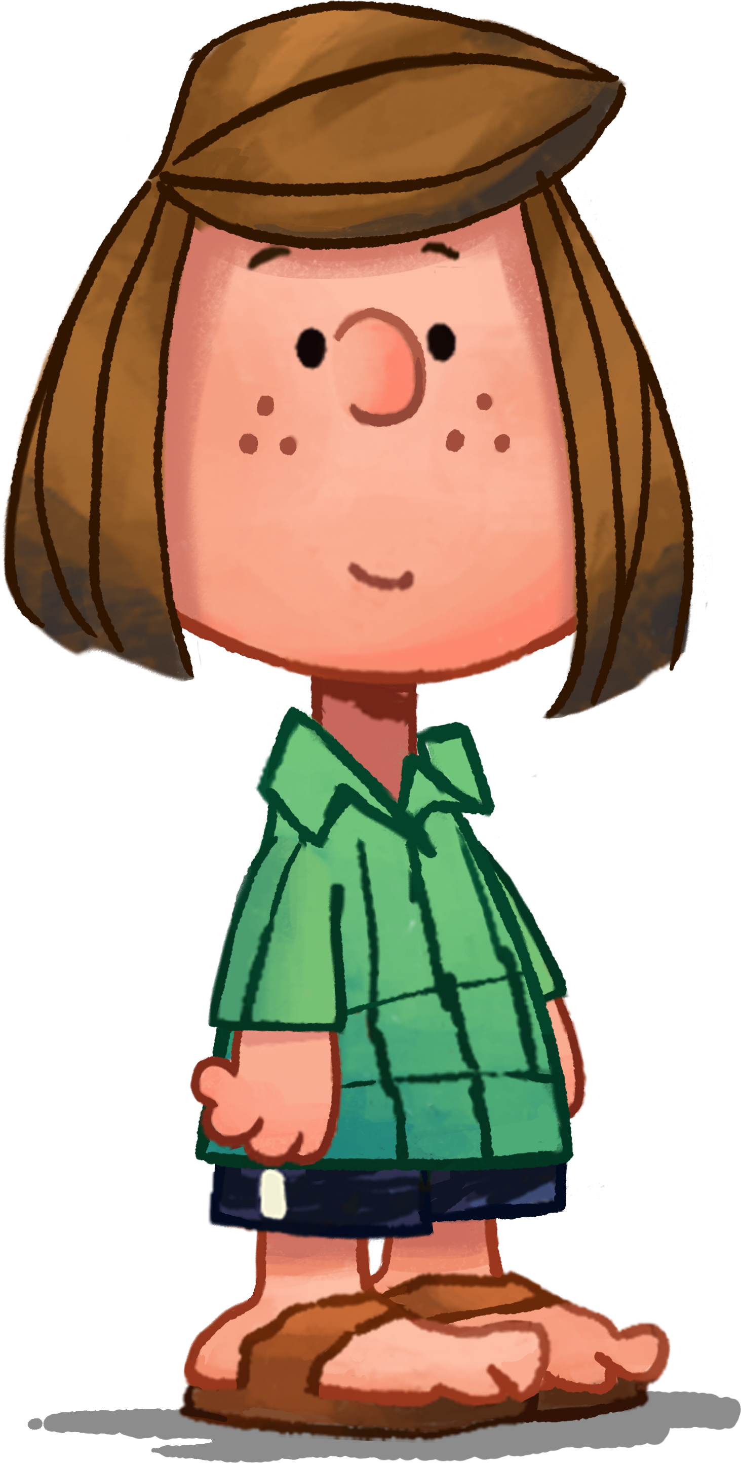 Marbles Clipart Sack - Peppermint Patty Charlie Brown - Png Download (1705x3000), Png Download