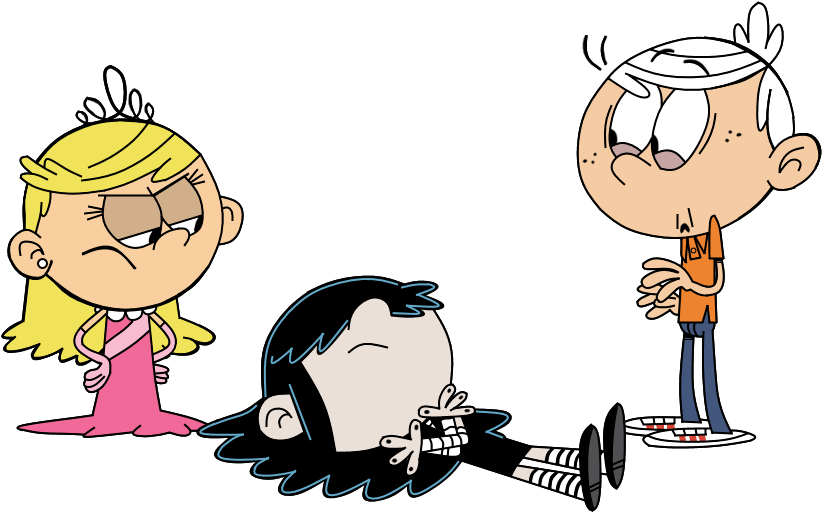 Lucy Plays Dead By Savagebolt Loud House - Death Clipart (828x521), Png Download