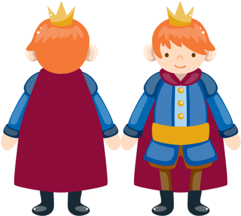 Stick Puppet Prince - Puppet Prince Clipart (500x647), Png Download