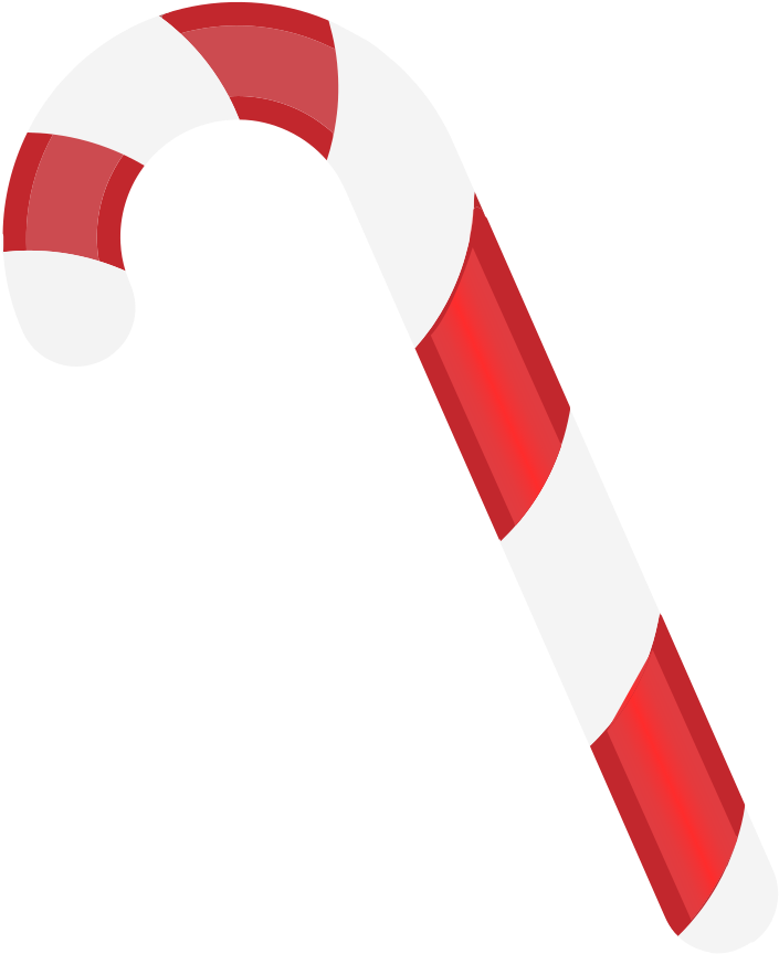 Candy Cane - Candy Cane Transparent Clipart (1000x1000), Png Download
