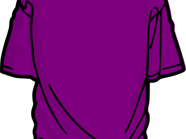 Purple Clipart Tshirt - T Shirt Clip Art - Png Download (640x480), Png Download