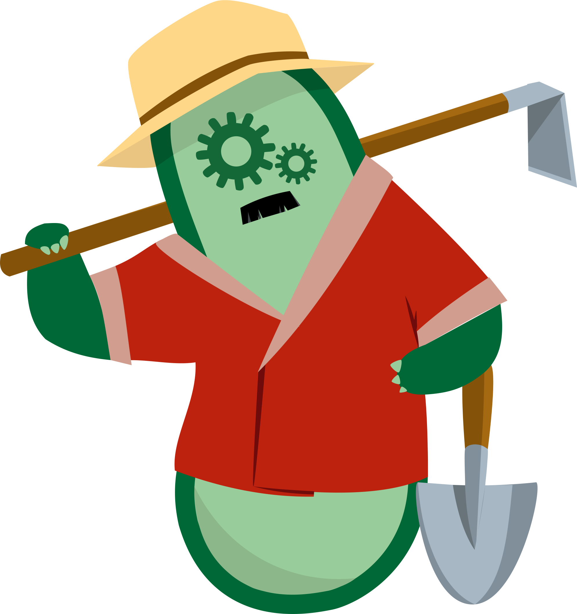 In Our Experiment, The 'farmer' Bacteria Can Generate - Clip Art - Png Download (1989x2117), Png Download