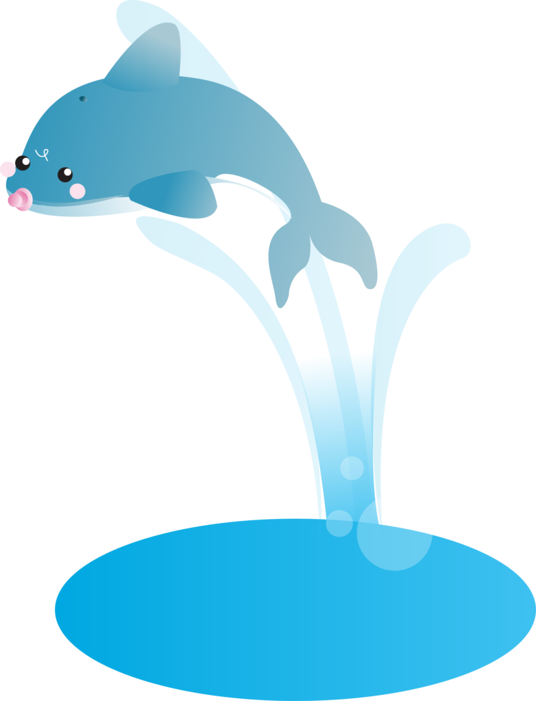 Kisspng Dolphin Clip Art Vector Dolphins 5a916d6b535d45 - Dolphin In Sea Clip Art Transparent Png (782x1024), Png Download