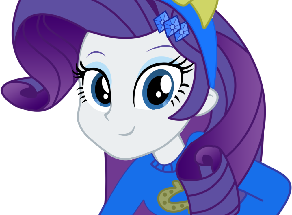 **andromedika Rolled A Random Image Posted In Comment - Rarity Equestria Girl Face Clipart (1024x742), Png Download