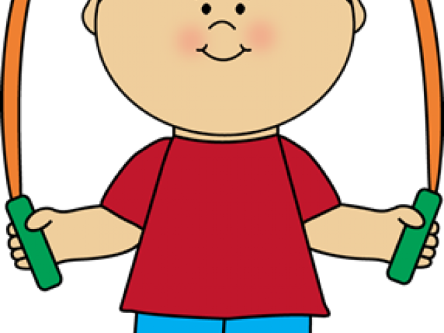 Clip Transparent Stock Clipart Jump Rope - Boy Jump Rope Clipart - Png Download (640x480), Png Download