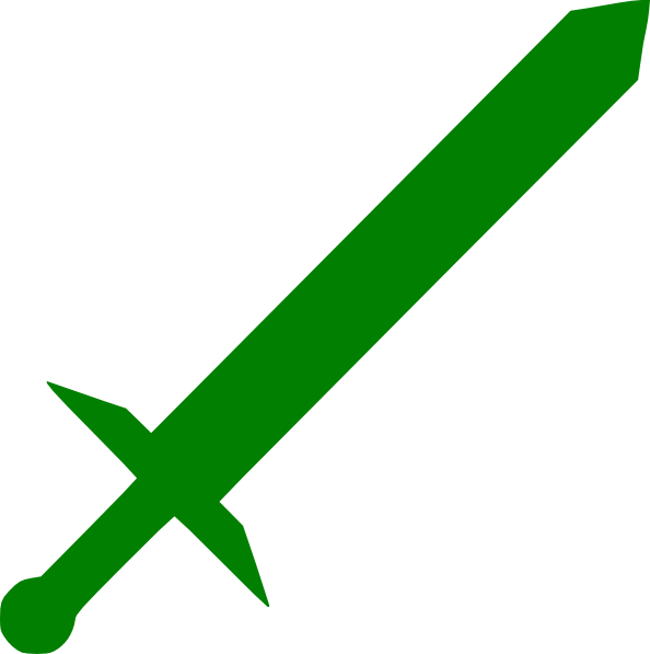 Sword Clipart (594x597), Png Download