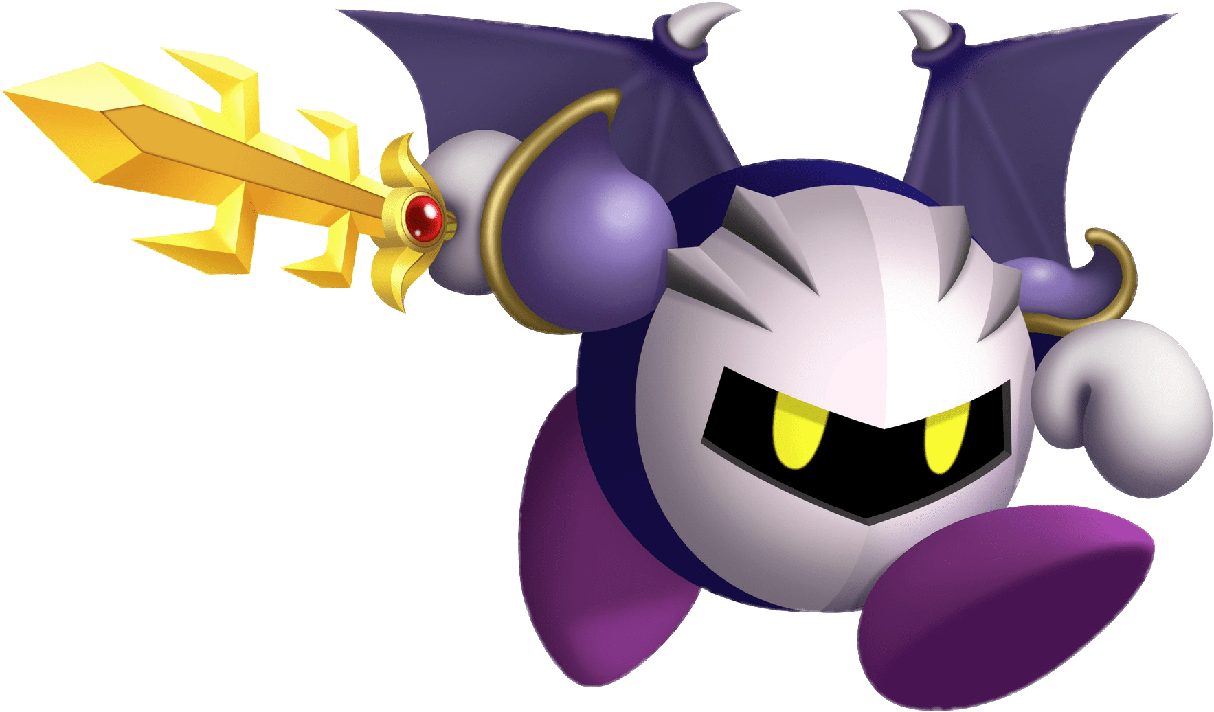 Download - Meta Knight Png Clipart (1822x1078), Png Download