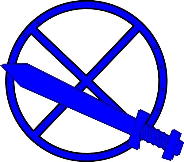 Sword And Shield2 Svg Clip Arts 600 X 529 Px - Png Download (600x529), Png Download