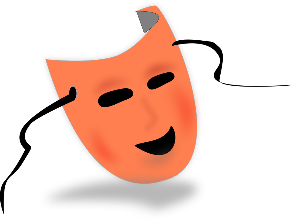 Artwork - Masque Clipart - Png Download (980x742), Png Download