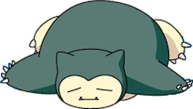 Snorlax Clipart - Snorlax Sleeping - Png Download (700x600), Png Download