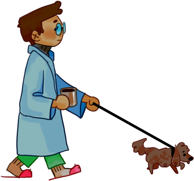 Dog Walker - Dog Clipart (1280x720), Png Download