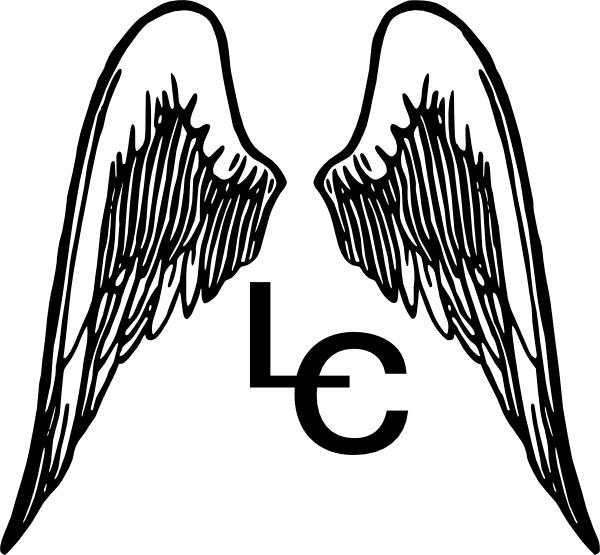 Angel Wings With Initals Clip Art - Angel Wings No Background - Png Download (600x555), Png Download