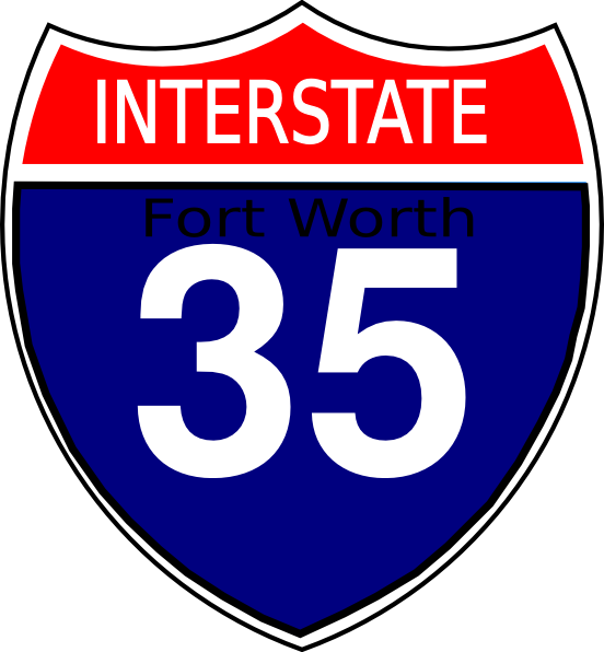 Interstate Highway Sign Clipart (552x596), Png Download