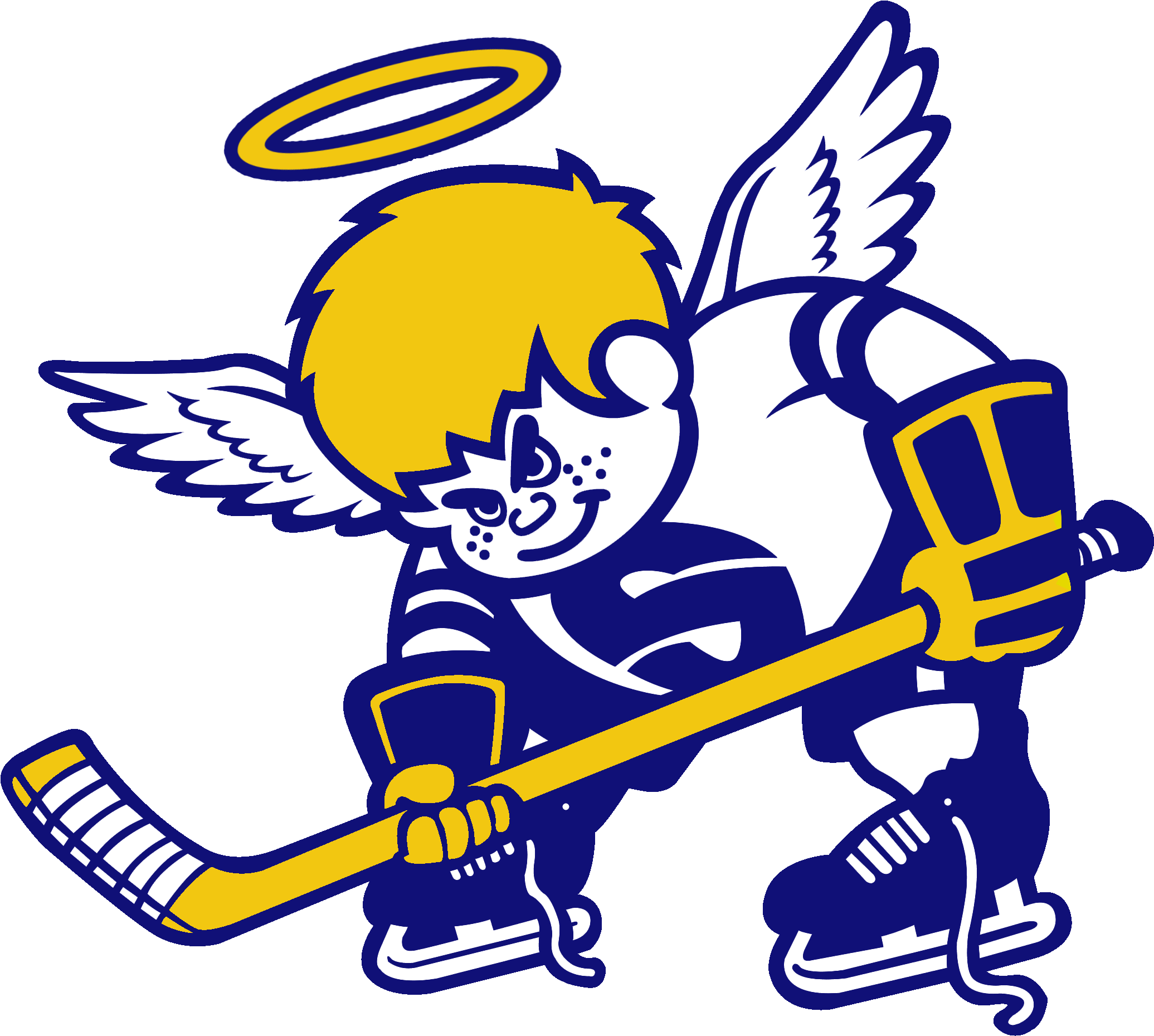 Cfwcbwt - Wha Minnesota Fighting Saints Yellow Baseball Hat Clipart (2330x2140), Png Download