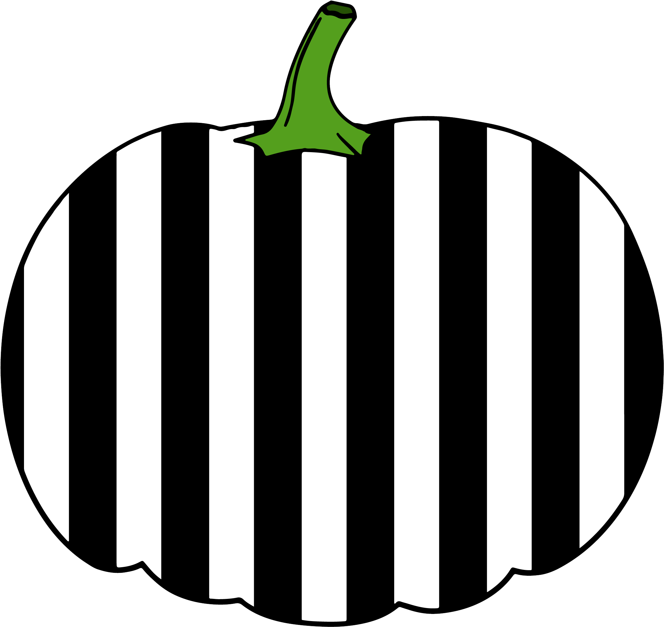 Stripe Pattern Pumpkindownload Now - Eggplant Clipart (2400x2425), Png Download