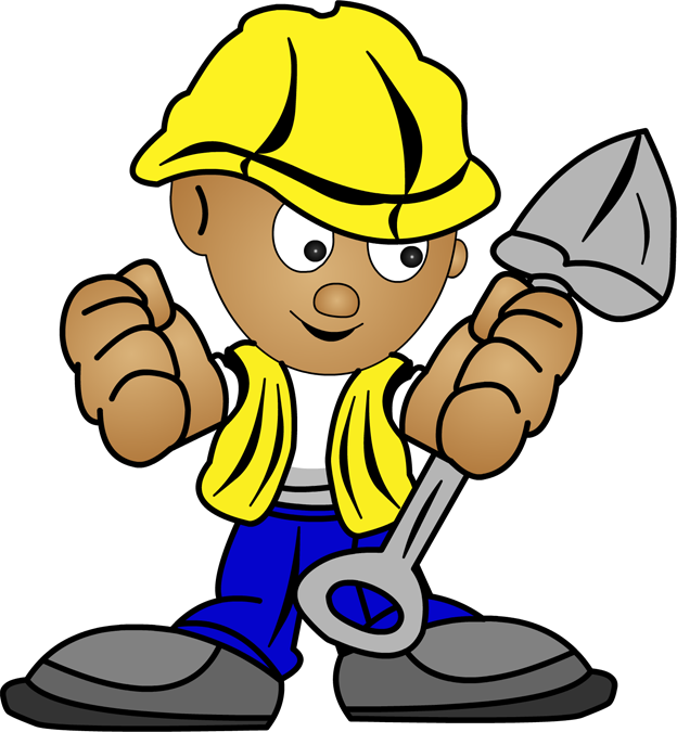 Jpg Black And White Library Illegal Dumping And Aaa - Guy With Shovel Png Clipart (624x675), Png Download