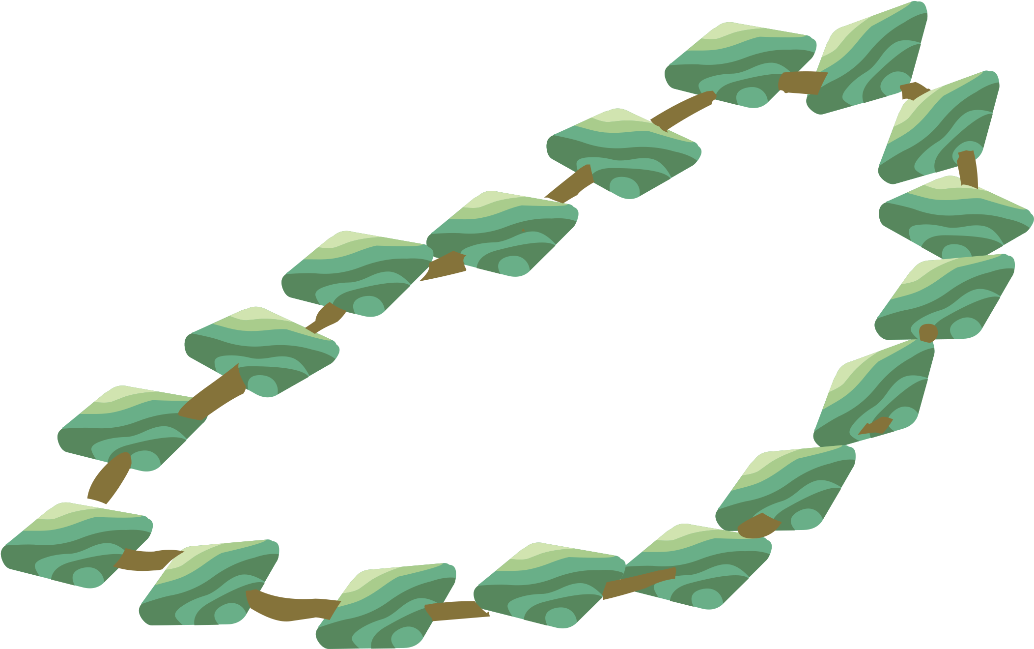 Big Image - Necklace Clipart (2400x2400), Png Download