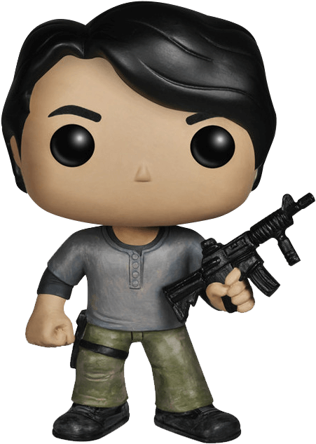 Figurine Pop Walking Dead Clipart (632x632), Png Download