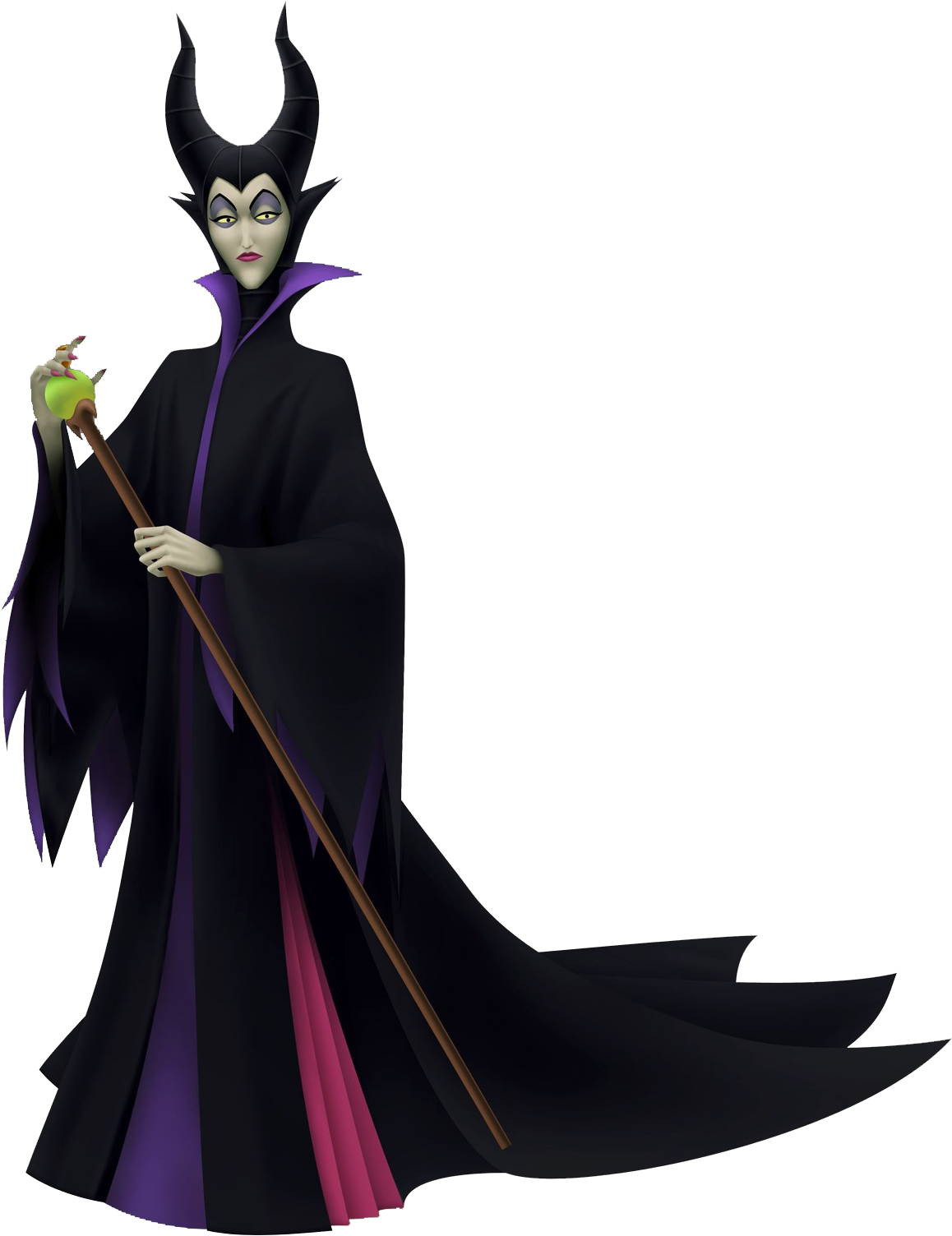 Ye Olde Kingdom Hearts Fansite - Maleficent Kingdom Hearts Clipart (1280x1564), Png Download