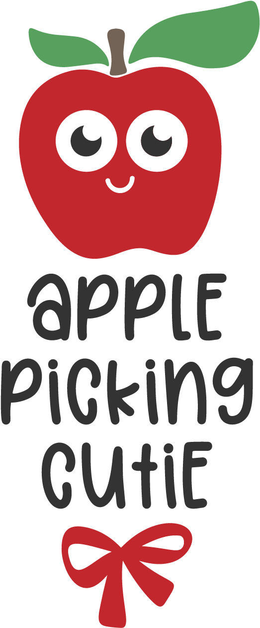 Apple Picking Cutie Image - Clip Art - Png Download (1800x1801), Png Download