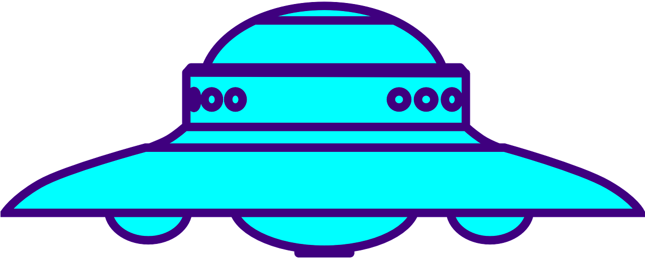 Ufo Clipart Purple - Ufo Clip Art - Png Download (960x480), Png Download