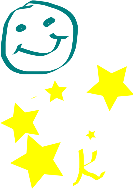 Smiley Leaf Line - Clip Art - Png Download (530x750), Png Download