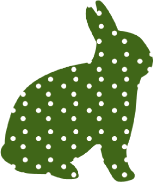 Polka Dotted Rabbit Clipart Has - Png Download - Full Size Clipart ...