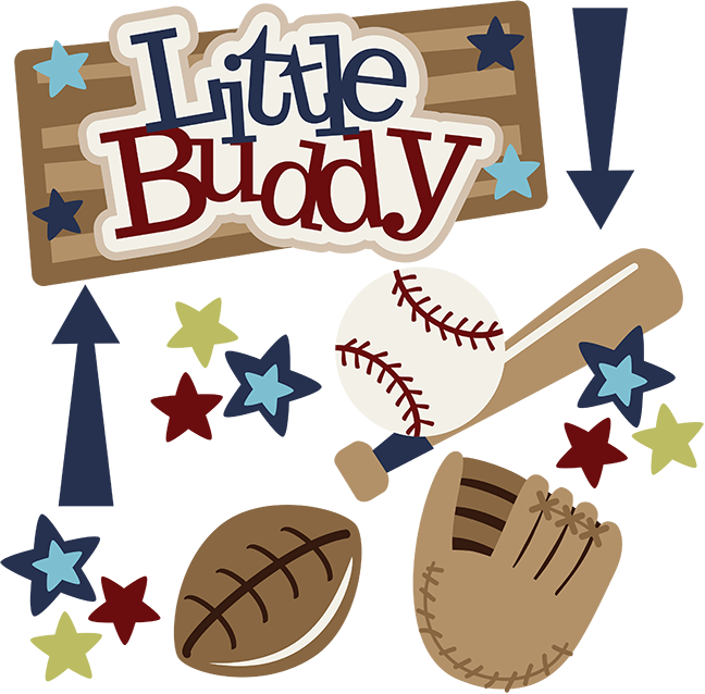 Little Buddy Svg Boy Svg Files Footbal Dvg File Baseball - Clip Art Little Buddy - Png Download (648x638), Png Download