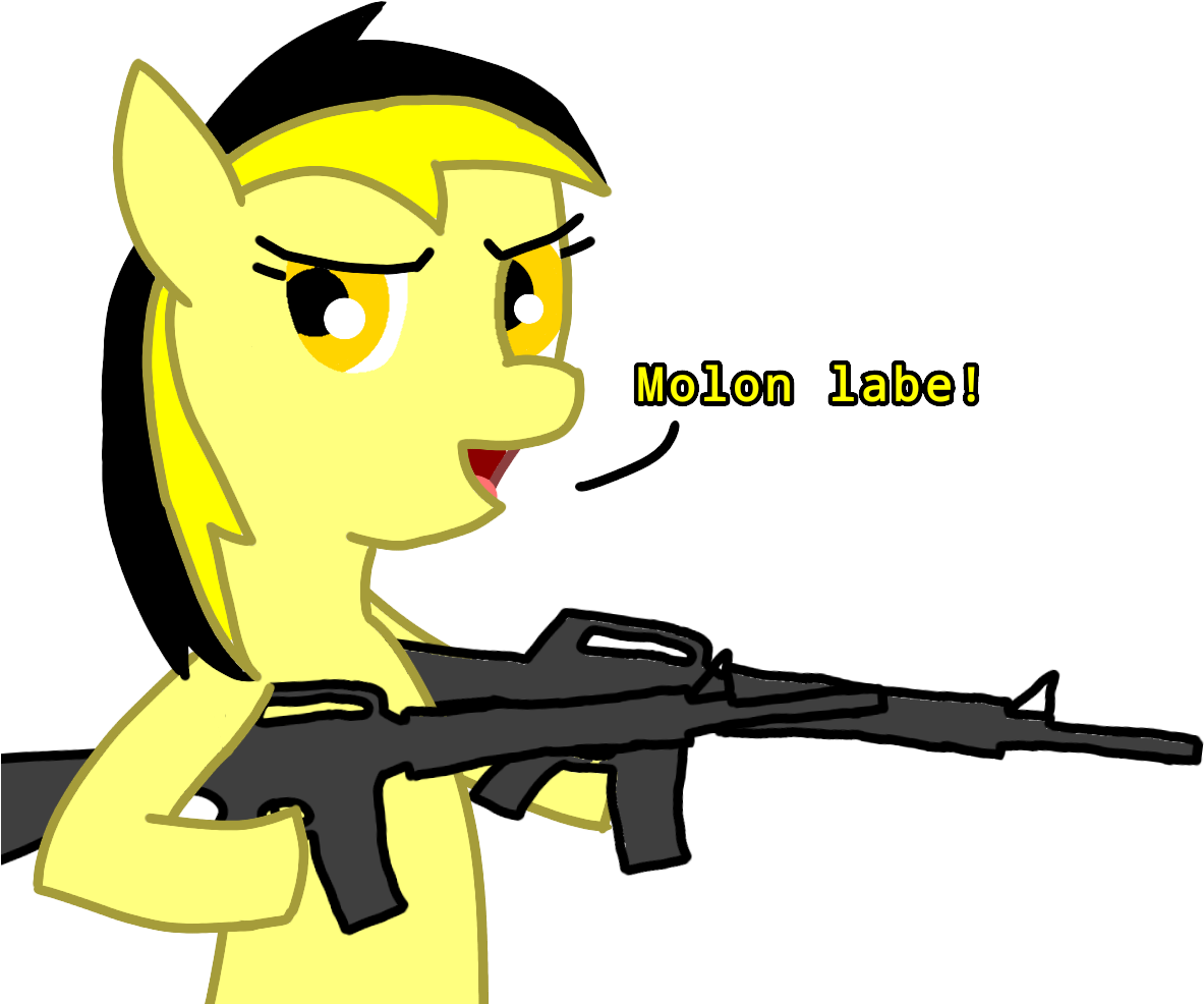 Leslie Fair Molon Labe ) - Cartoon Clipart (1200x1050), Png Download