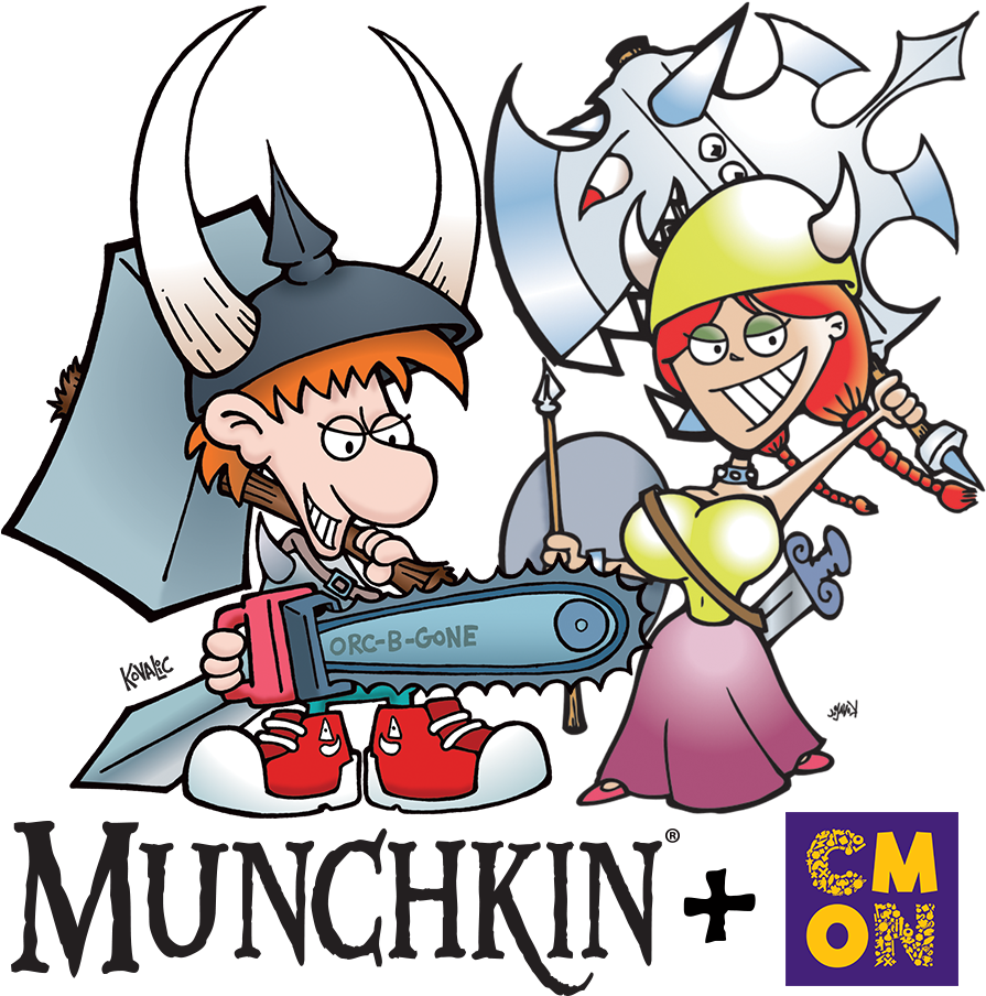 Cmon And Steve Jackson Games Partner For Munchkin Board - Steve Jackson And Cmon Clipart (920x920), Png Download