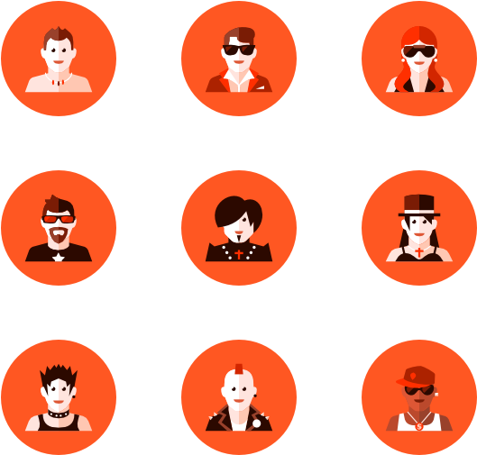 Urban Tribes - Circle Clipart (600x564), Png Download