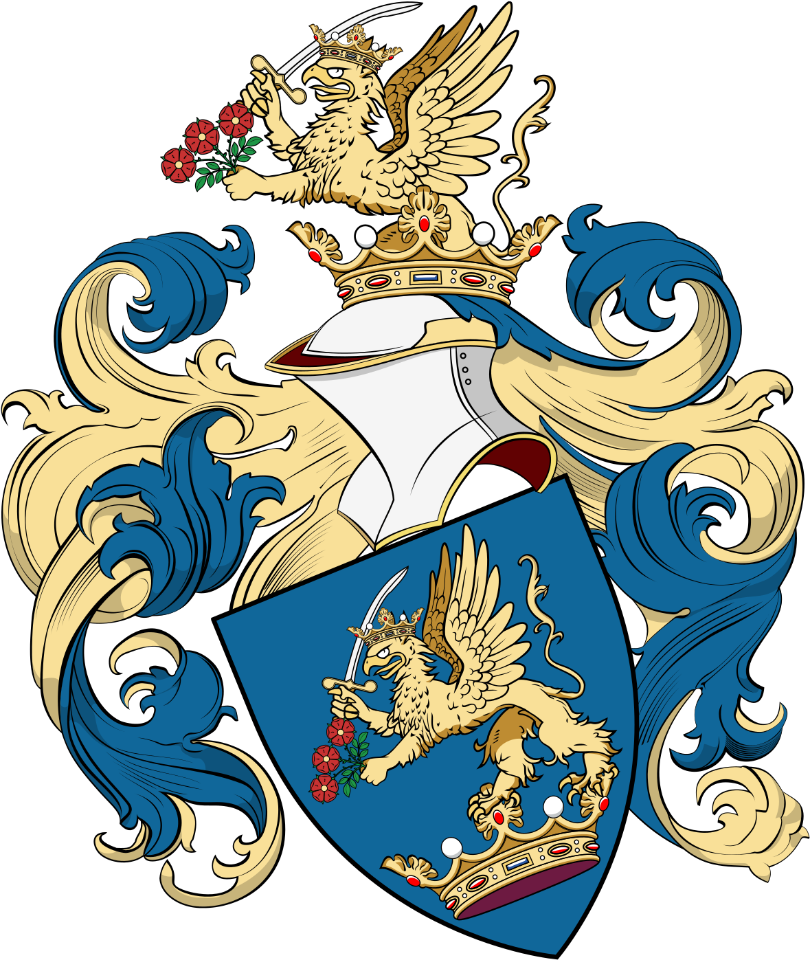 Esterházy Coat Of Arms Clipart (1200x1418), Png Download