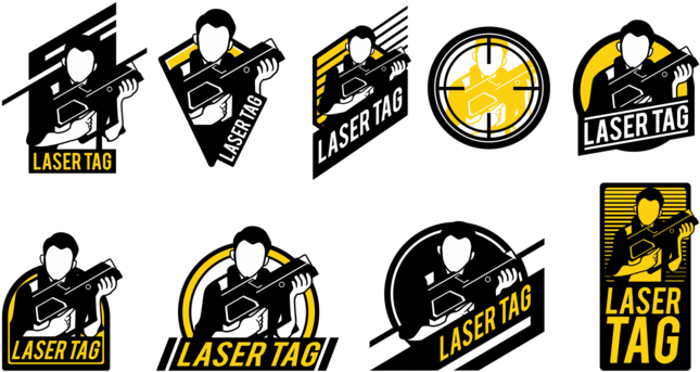 Lazer Clipart Transparent - Laser Tag Vector - Png Download (700x490), Png Download