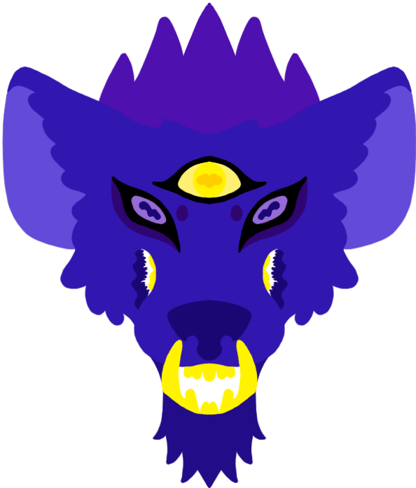Wolf Face - Cartoon Clipart (594x697), Png Download