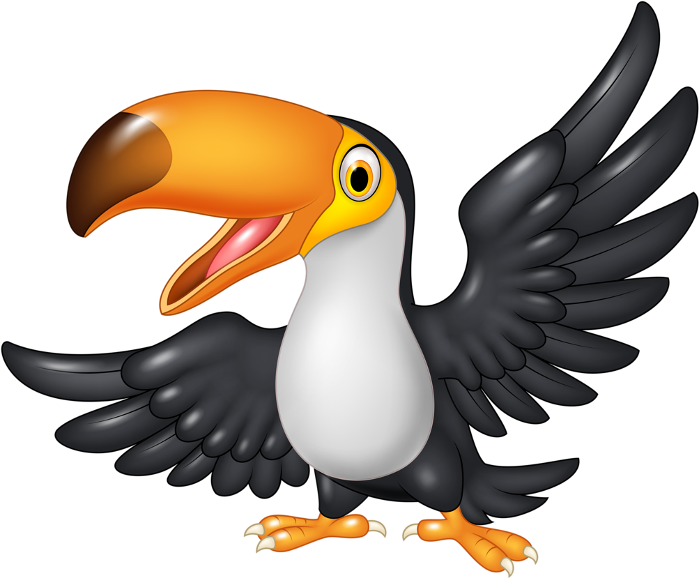 Download Toucan Clipart Zoo - Cartoon Birds - Png Download (#731482