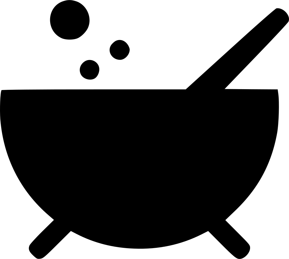 Cauldron Rubber Stamp - Cauldron Icon Clipart (600x600), Png Download