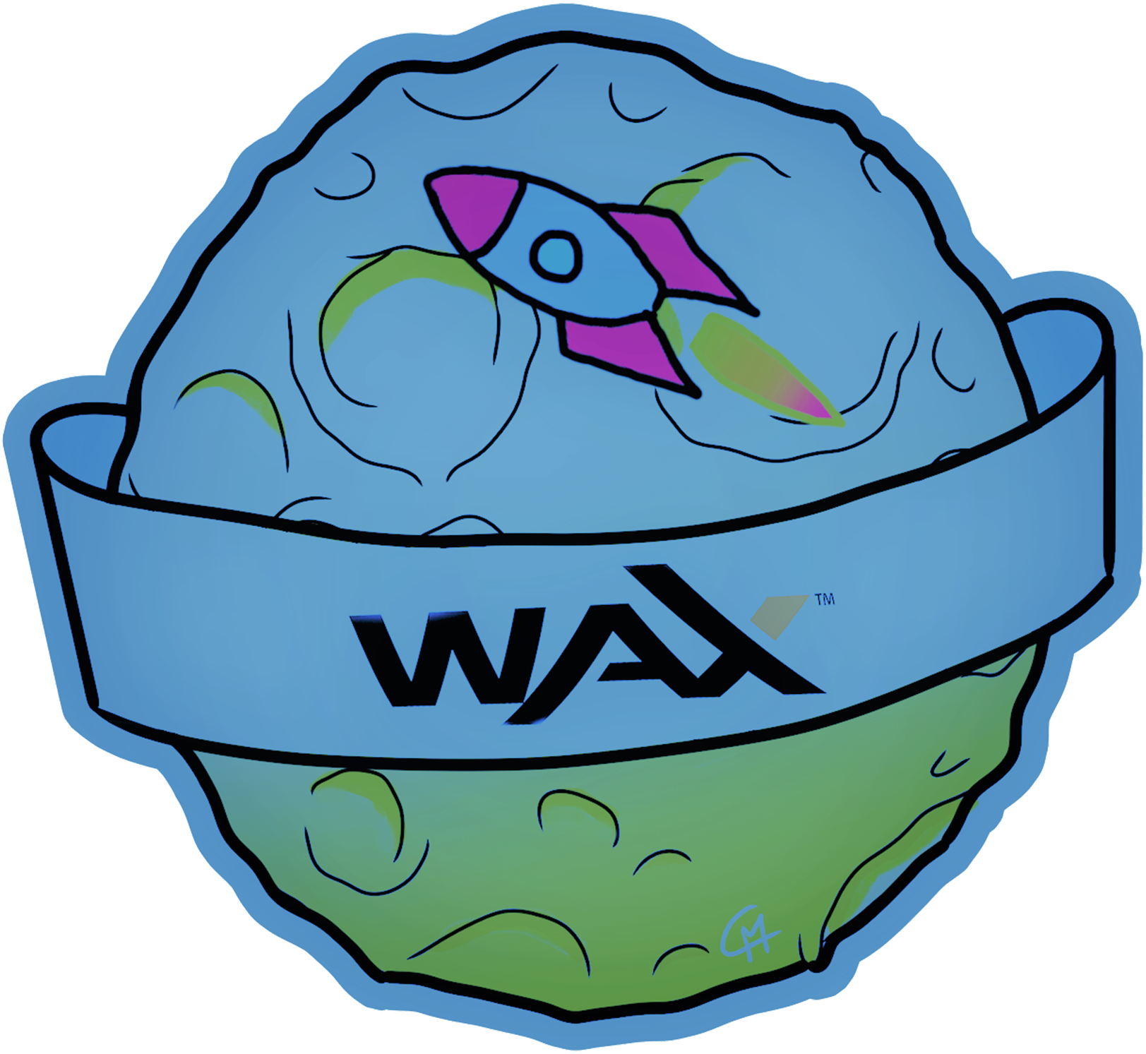 Panda Skull Optical Illusion Spooky Ice Hockey Puck Clipart (2048x2048), Png Download