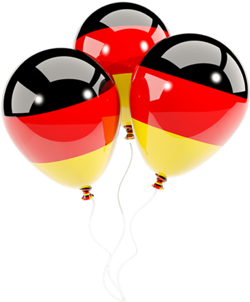 Illustration Of Flag Of Germany - Germany Flag Balloon Png Clipart (640x480), Png Download