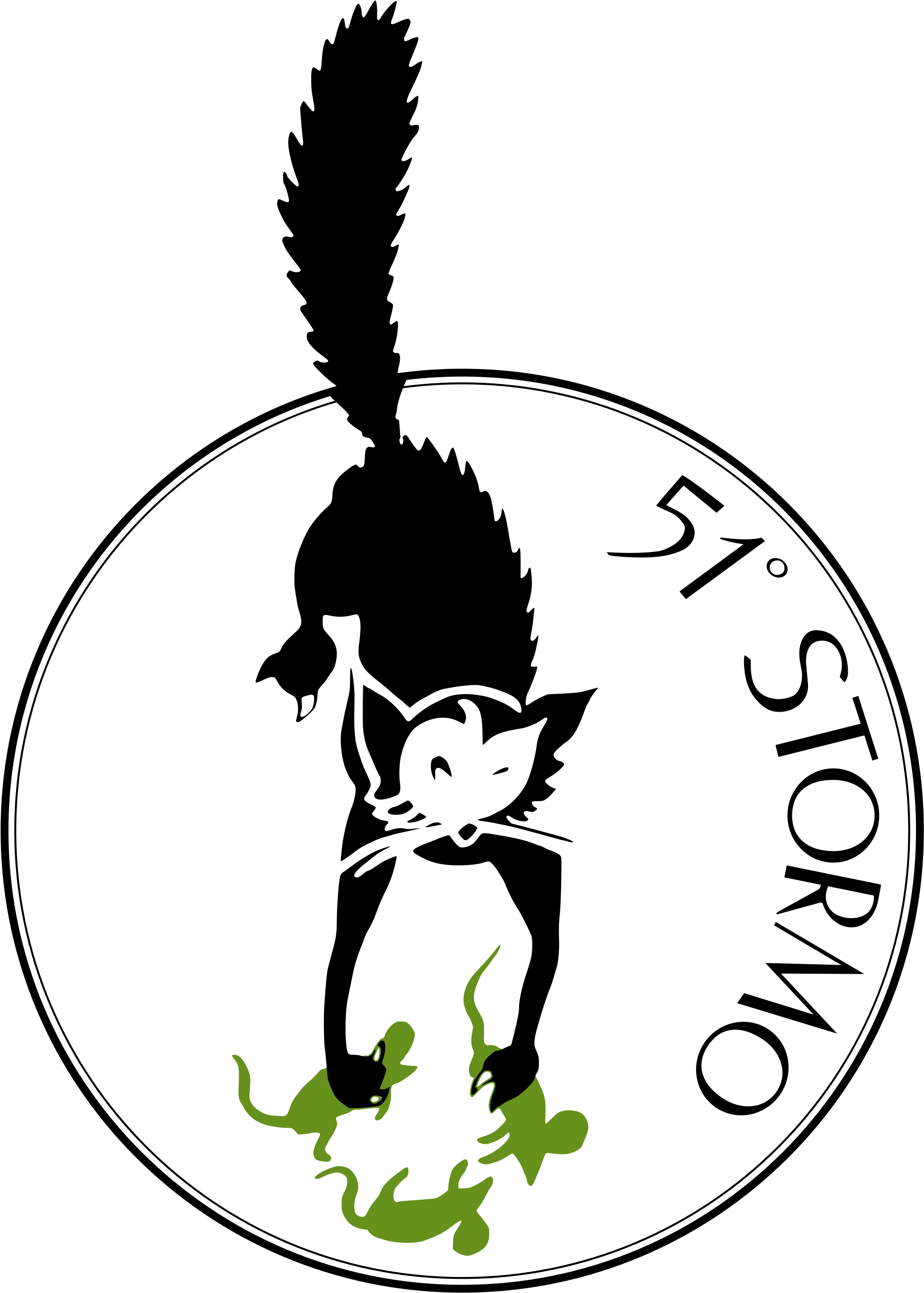 Open - 51 Stormo Clipart (2000x2759), Png Download