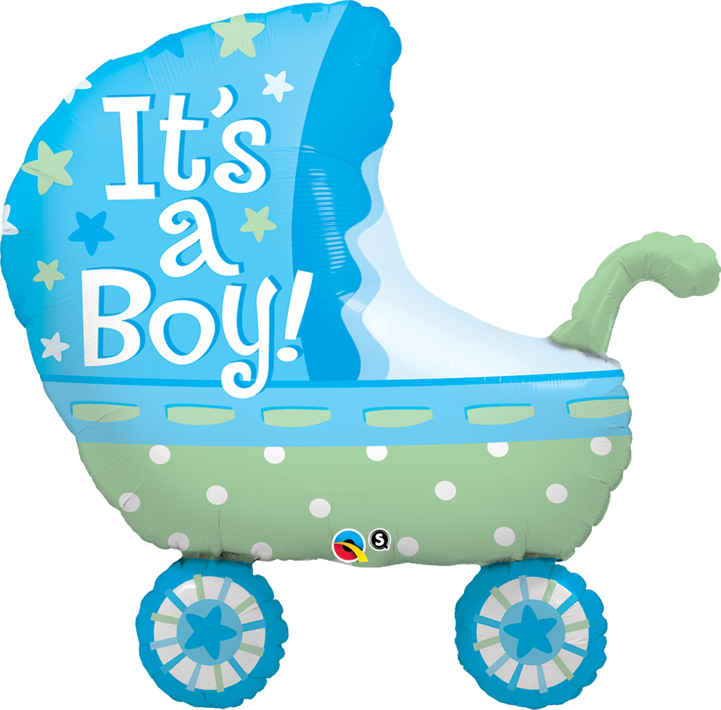 Zoom - Its A Boy Stroller Clipart (600x600), Png Download