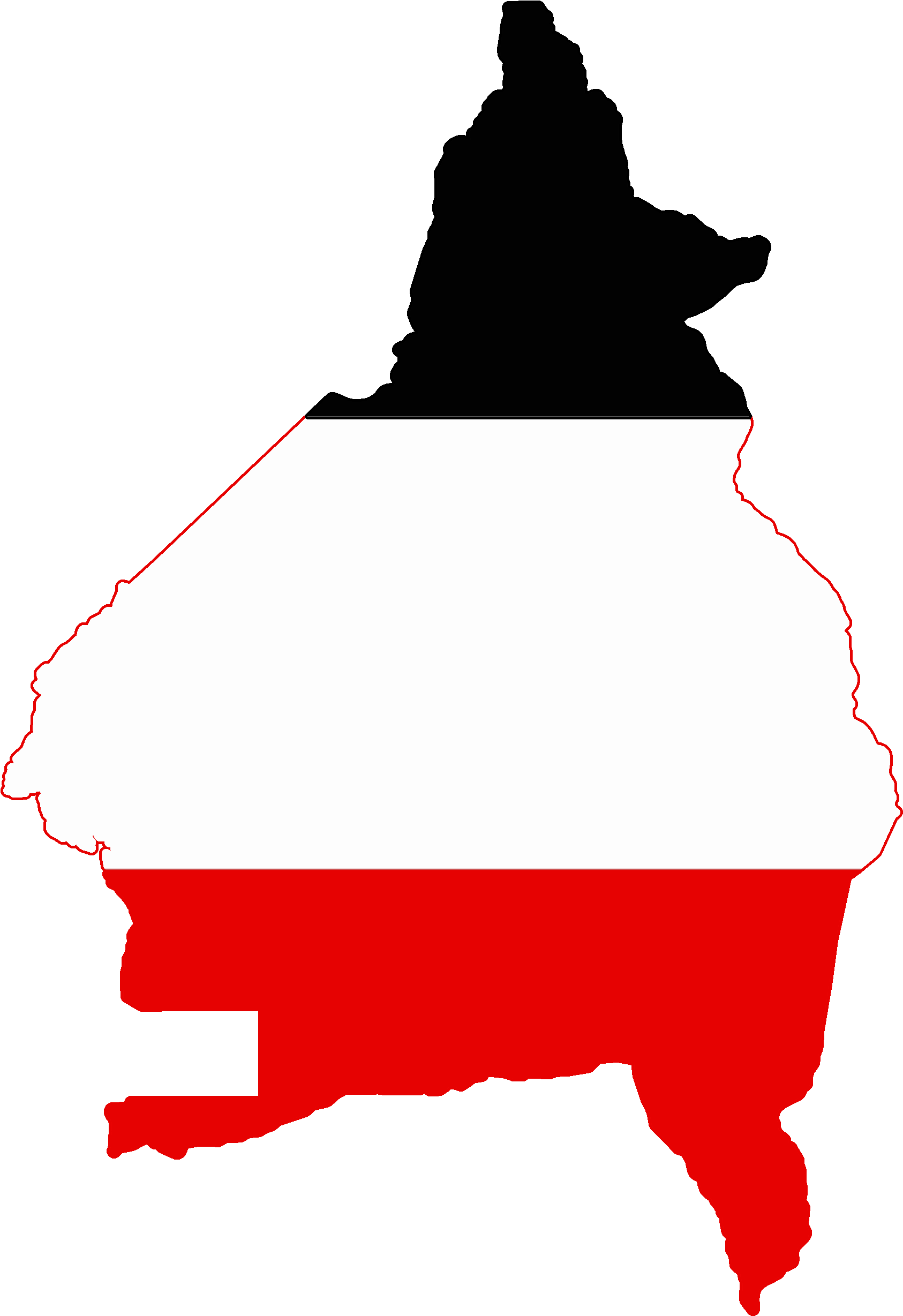 Flag Map Of German Kamerun (1884- 1919) - Kamerun Clipart (2000x2532), Png Download