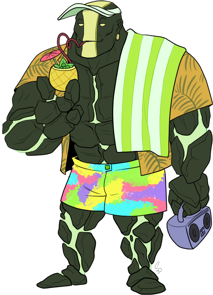 View Samegoogleiqdbsaucenao Earth Spirit Gameplay , - Cartoon Clipart (768x1104), Png Download