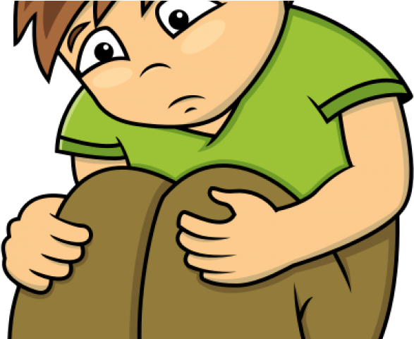 Sadness Clipart Serious Boy - Sad Boy Png Sticker Transparent Png (640x480), Png Download