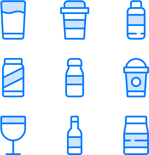 Drinks - Icon Clipart (600x564), Png Download