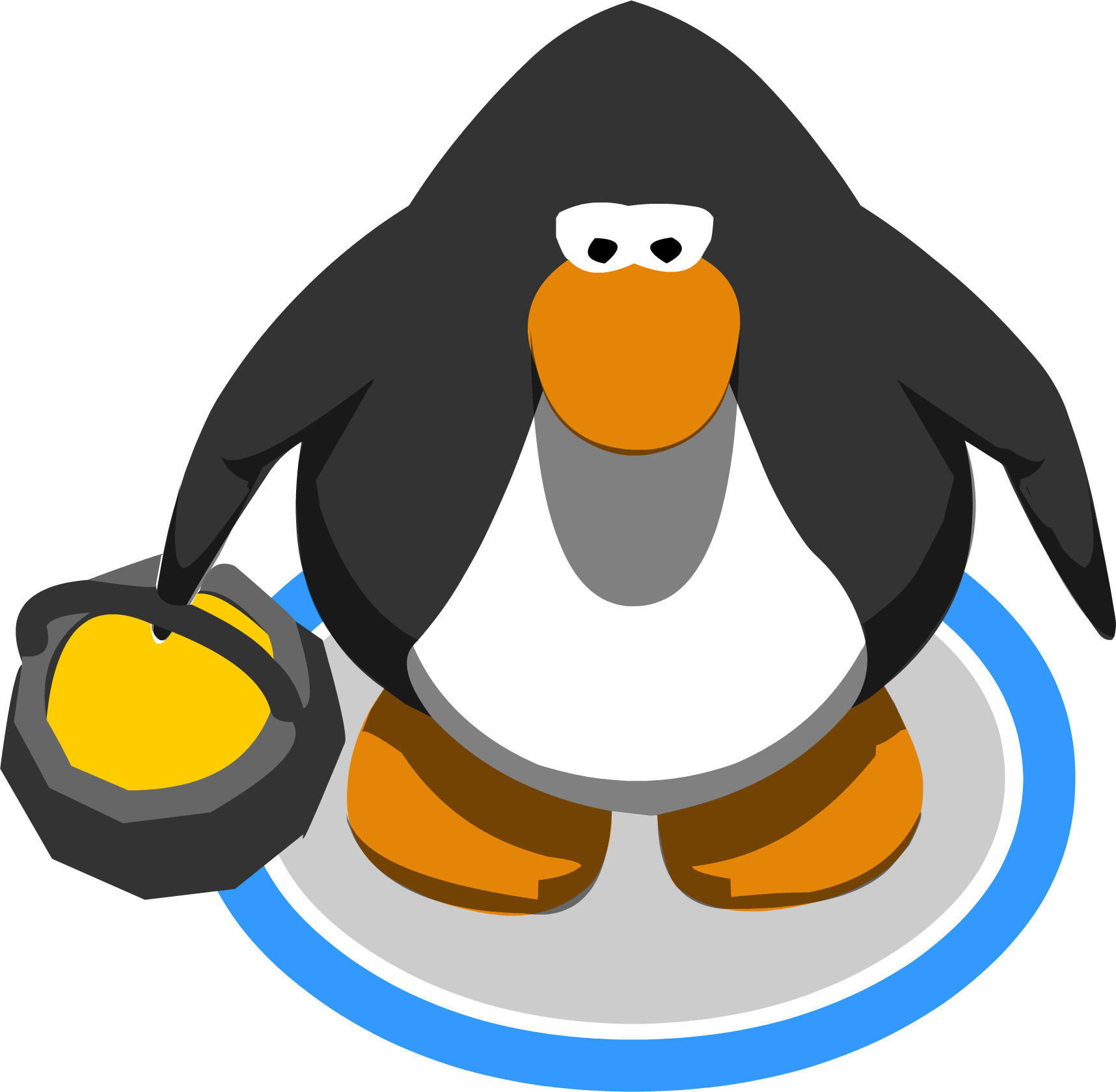 Pot O'gold Ig - Club Penguin Graduation Cap Clipart (1715x1677), Png Download