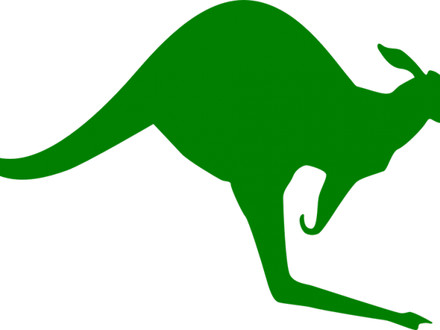 Legs Clipart Kangaroo - Kangaroo Sign - Png Download (640x480), Png Download